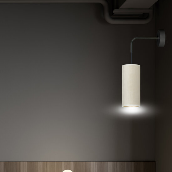 Nyborg weiße Wandleuchte 1x E27 Design fertig