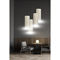 Nyborg large round pendant lamp with 4 white tubes 4x E27