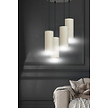 Emibig Emibig Nyborg grote ronde pendellamp met 4 witte kokers 4x E27 - Perfect voor moderne interieurs