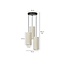 Emibig Emibig Lampe suspendue ronde Nyborg avec 3 tubes modernes blancs 3x E27 - Éclairage idéal pour tout espace