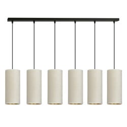Emibig Nyborg 6 tubos lámpara colgante XXL blanca 6x E27