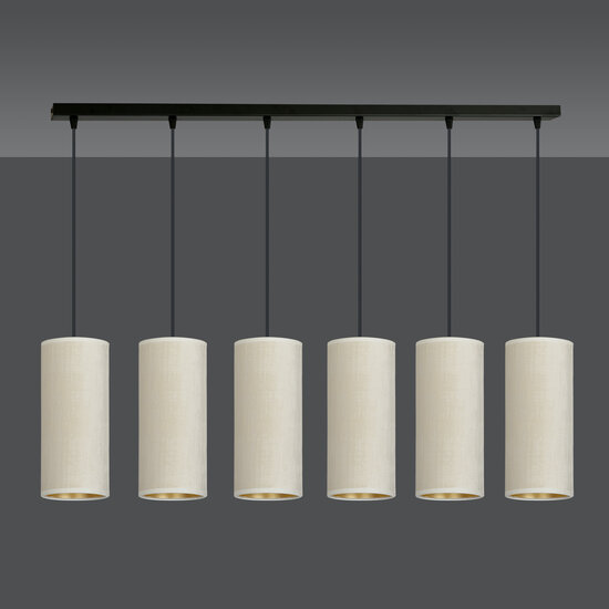 Emibig Emibig Nyborg 6 tubos lámpara colgante XXL blanca 6x E27 - Iluminación ideal para espacios modernos