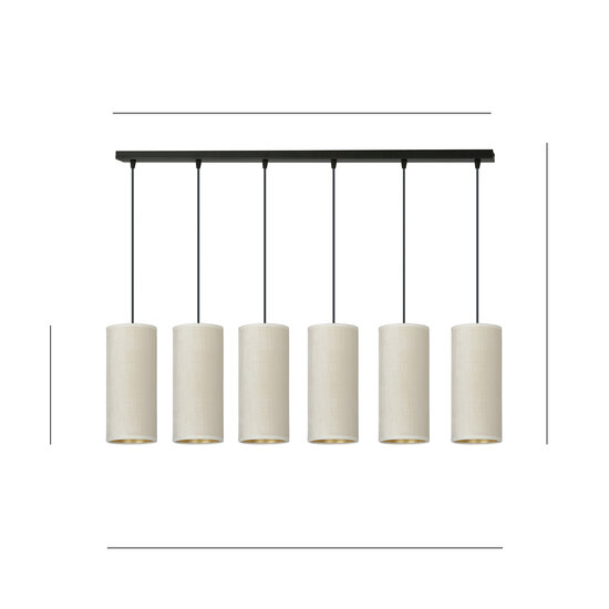 Emibig Emibig Nyborg 6 kokers XXL hanglamp wit 6x E27 - Perfecte verlichting voor elke ruimte