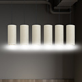 Nyborg 6 kokers XXL hanglamp wit 6x E27