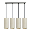 Nyborg 4 cylindres grande suspension blanche 4x E27