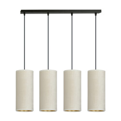 Nyborg 4 cylindres grande suspension blanche 4x E27