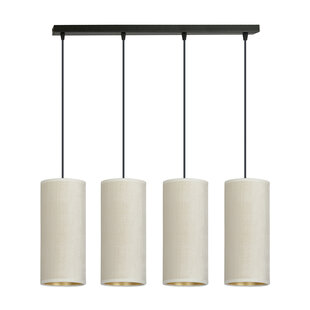 Nyborg 4 cylindres grande lampe suspendue blanche 4x E27