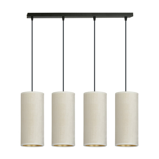 Nyborg 4 cylindres grande suspension blanche 4x E27