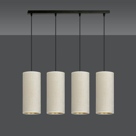 Nyborg 4 cylindres grande suspension blanche 4x E27