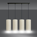 Nyborg 4 cilinders grote hanglamp wit  4x E27
