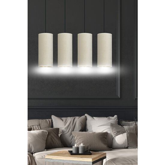 Nyborg 4 cilinders grote hanglamp wit  4x E27