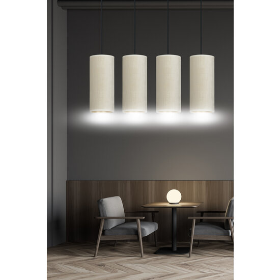 Nyborg 4 cilinders grote hanglamp wit  4x E27