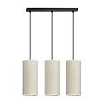 Lampe suspendue Nyborg 3 cylindres moyenne blanche 3x E27