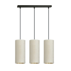 Lampe suspendue Nyborg 3 cylindres moyenne blanche 3x E27