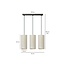 Lampe suspendue Nyborg 3 cylindres moyenne blanche 3x E27