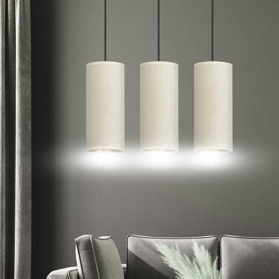 Emibig Emibig Nyborg 3 cilinders medium hanglamp wit 3x E27 - Perfect voor moderne interieurs