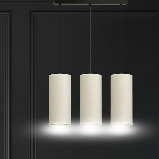 Emibig Emibig Nyborg 3 cylindres lampe suspendue moyenne blanche 3x E27 - Idéale pour les intérieurs modernes
