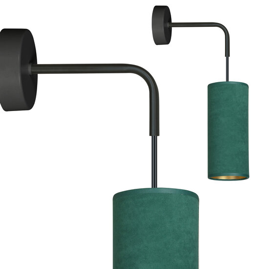 Odsherred aplique verde 1x E27 diseño acabado