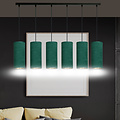 Emibig Emibig Odsherred 6 tubos XXL lámpara colgante verde 6x E27 - Ideal para una iluminación elegante en cualquier habitación