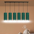 Emibig Emibig Odsherred 6 tubes XXL lampe suspendue verte 6x E27 - Idéale pour un éclairage élégant dans n'importe quelle pièce