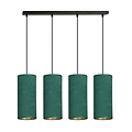 Odsherred 4 cylinders large hanging lamp green 4x E27