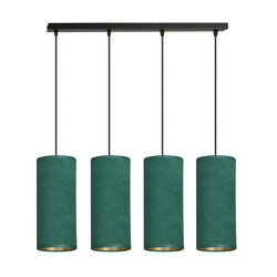 Odsherred 4 cylinders large hanging lamp green 4x E27