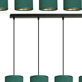 Odsherred 4 cylinders large hanging lamp green 4x E27