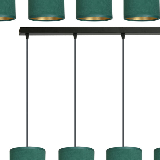 Odsherred 4 cylinders large hanging lamp green 4x E27