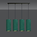 Odsherred 4 cylinders large hanging lamp green 4x E27
