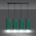 Emibig Emibig Odsherred 4 cilinders grote hanglamp groen 4x E27 - Perfect voor een stijlvolle inrichting