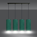 Odsherred 4 cylinders large hanging lamp green 4x E27