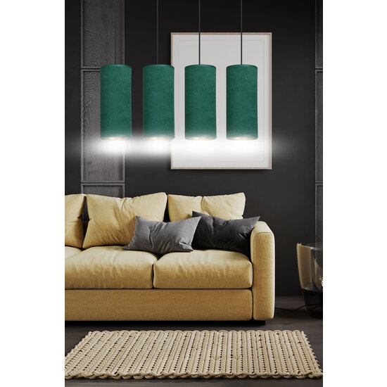 Emibig Emibig Odsherred 4 cilinders grote hanglamp groen 4x E27 - Perfect voor een stijlvolle inrichting