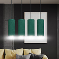 Odsherred 4 cylinders large hanging lamp green 4x E27
