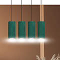 Odsherred 4 cylinders large hanging lamp green 4x E27