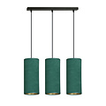 Lampe suspendue moyenne Odsherred 3 cylindres verte 3x E27