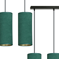 Emibig Emibig Odsherred 3 cylindres lampe suspendue moyenne verte 3x E27 - Éclairage idéal pour les intérieurs modernes