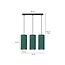 Emibig Emibig Odsherred 3 cylindres lampe suspendue moyenne verte 3x E27 - Éclairage idéal pour les intérieurs modernes