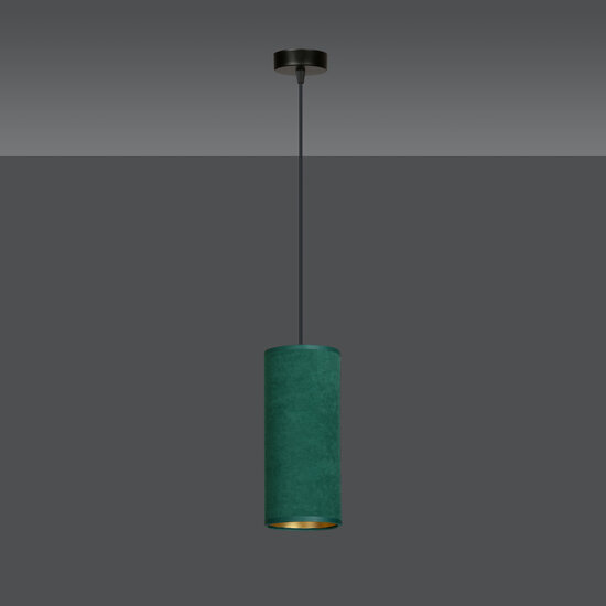 Emibig Emibig Odsherred lampe suspendue cylindrique verte E27 - Idéale pour un éclairage élégant