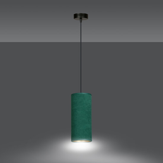 Emibig Emibig Odsherred lámpara colgante cilíndrica verde E27 - Ideal para una iluminación elegante