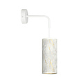 Emibig Emibig Aplique de pared blanca Ringsted 1x E27 estructura de mármol - Ideal para una iluminación elegante