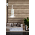 Applique blanche Ringsted 1x E27 structure en marbre
