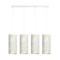 Emibig Emibig Ringsted 4 cylinders large hanging lamp white marbled 4x E27 - Ideal lighting for any space