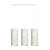 Ringsted 3 cylinders medium hanging lamp white marbled 3x E27