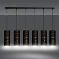 Emibig Emibig Fakse 6 cylinders gigant hanging lamp black marbled 6x E27 - A stunning centerpiece for your space