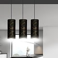 Emibig Emibig Fakse 3 cylinders medium hanging lamp black marbled 3x E27 - Ideal for a modern touch in any room