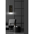 Emibig Emibig Fakse lámpara colgante de cilindro único negro veteado E27 - Ideal para interiores modernos