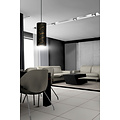 Emibig Emibig Fakse lámpara colgante de cilindro único negro veteado E27 - Ideal para interiores modernos