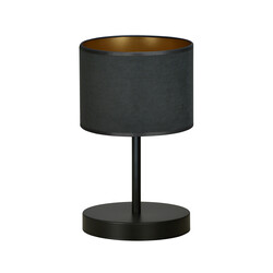 Lampe de table Middelfart noire 1x E27