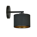 Middelfart elegante aplique negro E27