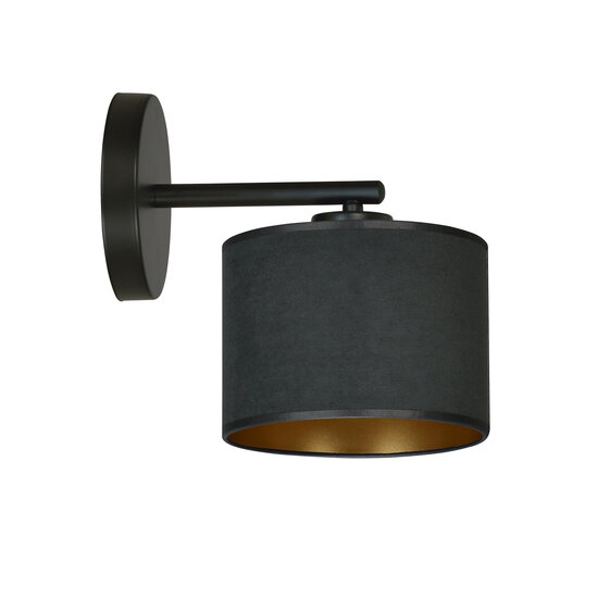 Middelfart elegante aplique negro E27
